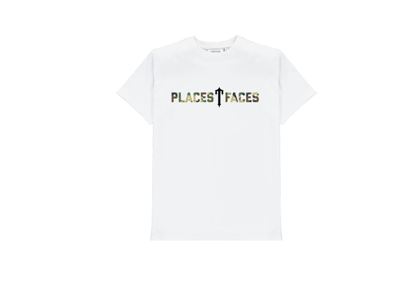 Trapstar x Places + Faces 2.0 Tee White/Camo KR