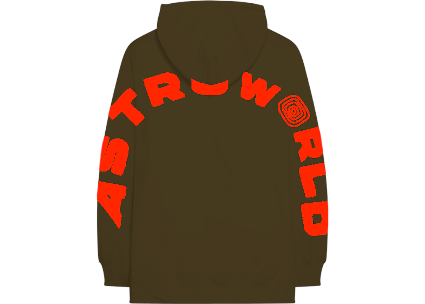 Astroworld brown top hoodie