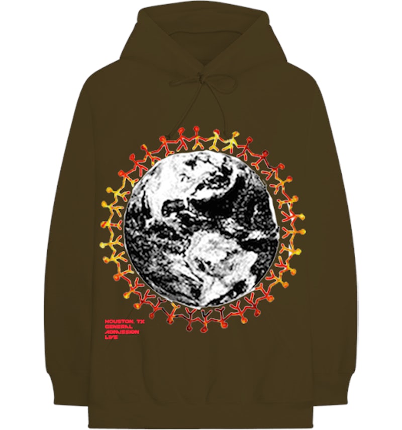 Brown astroworld hoodie hotsell