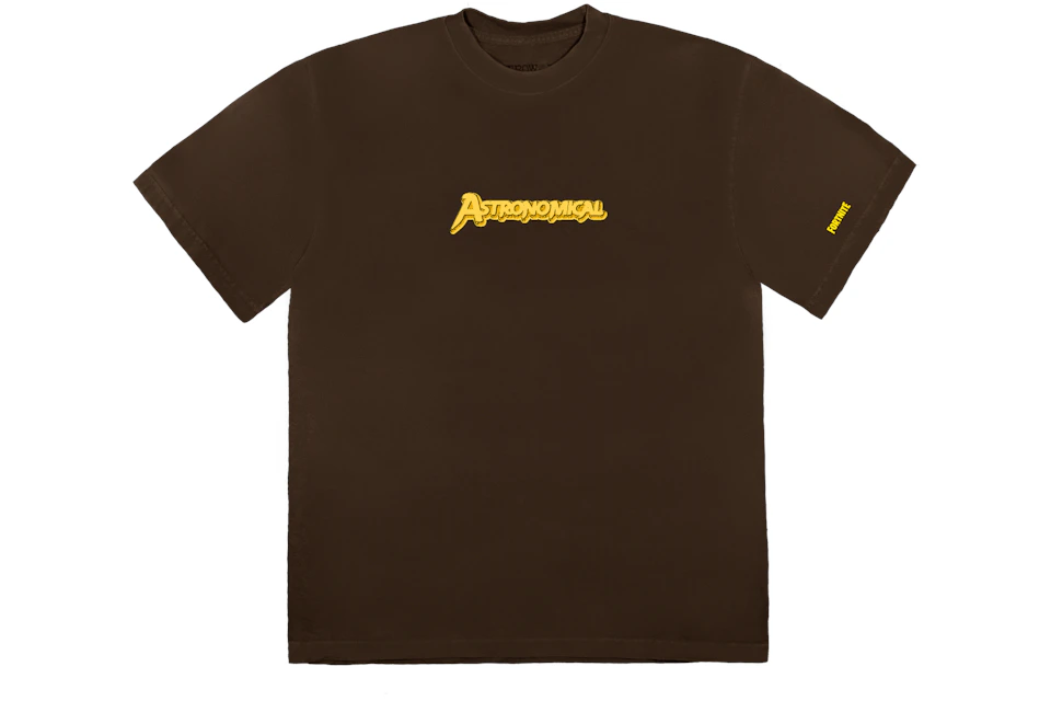 Travis Scott Astro Diamond Jack T-Shirt Brown