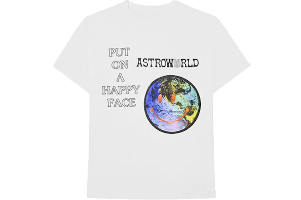 Astroworld put on a happy face hoodie hotsell
