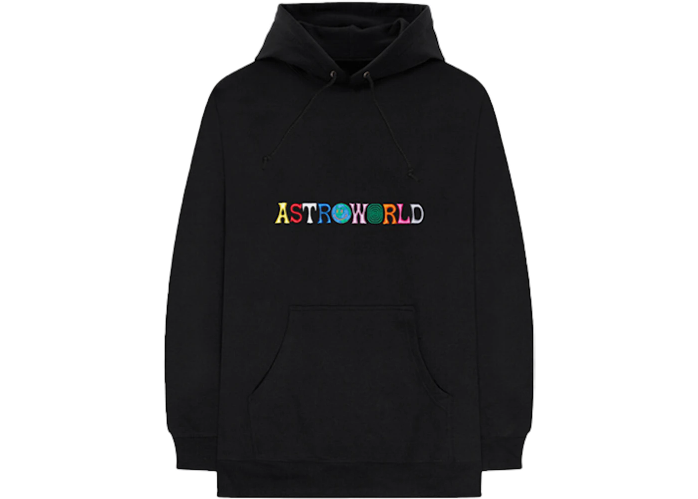 Travis Scott Astroworld Logo Hoodie Black - MX