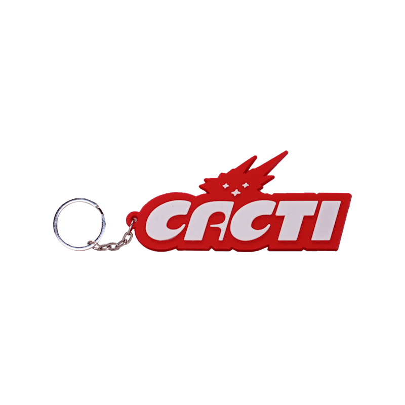 Travis Scott Astroworld Cacti Rubberized Keychain