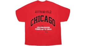 Travis Scott Astroworld Chicago Exclusive T-Shirt Red
