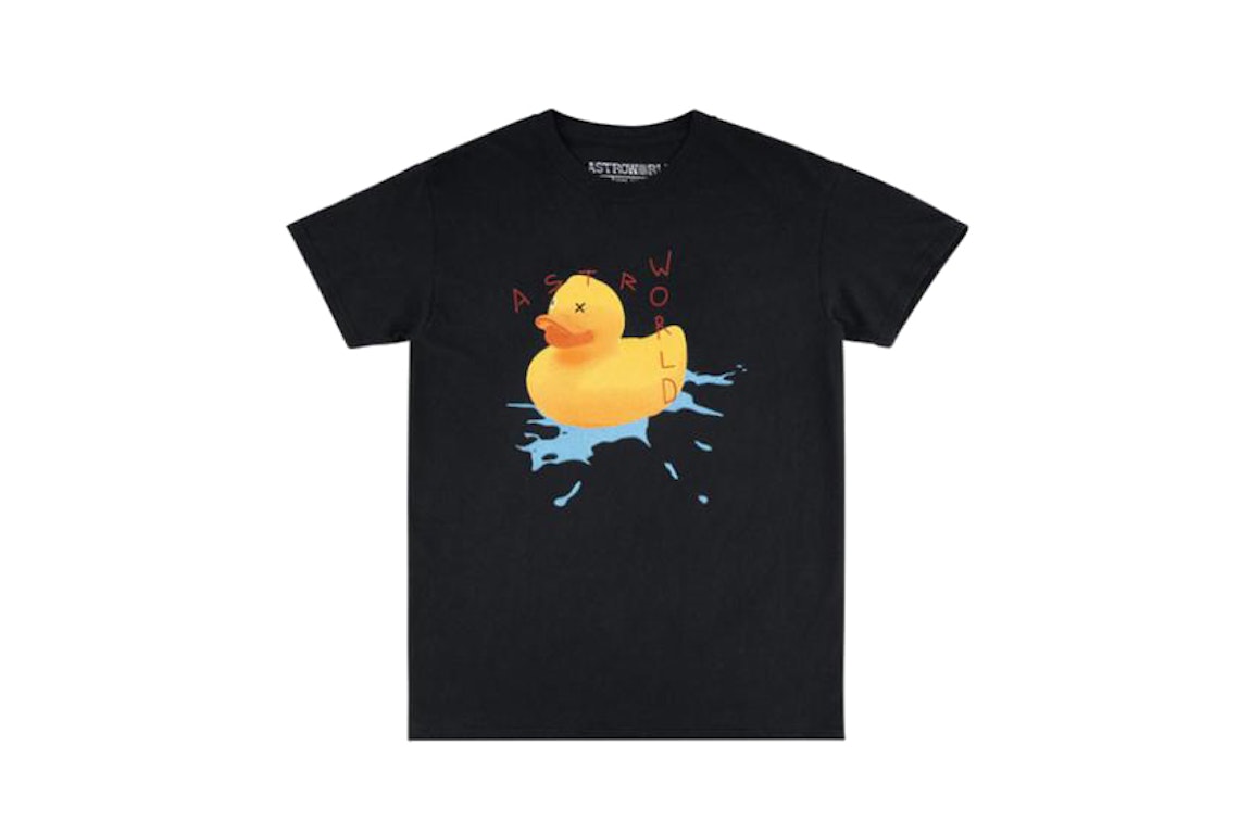 Pre-owned Travis Scott Astroworld Europe Exclusive Rubber Duck T-shirt Black