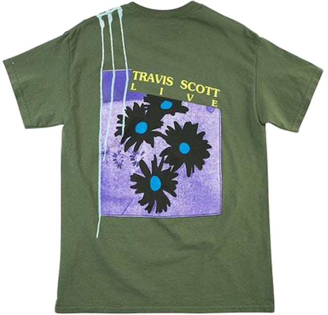 Travis Scott Astroworld Europe Exclusive T-Shirt Washed Green