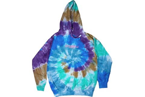 Travis Scott Astroworld Festival Run Hoodie Tie Dye Men's SS19 US