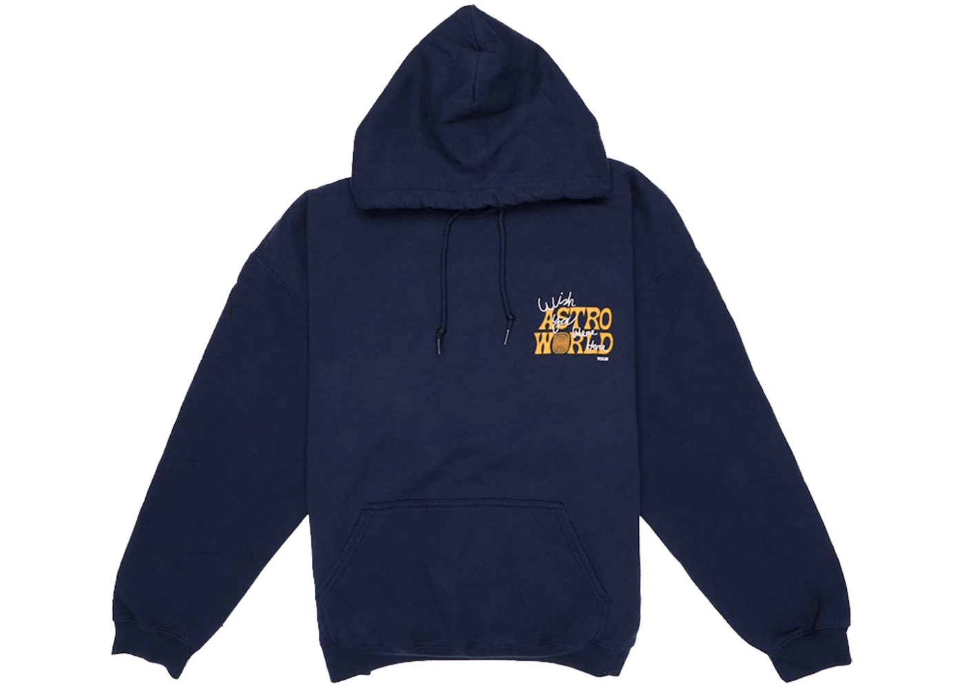 Travis Scott Astroworld Houston Exclusive Hoodie Blue Men's US