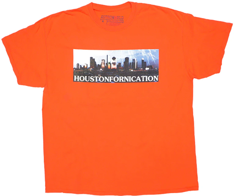 Astroworld Houston Exclusive T-Shirt Orange -