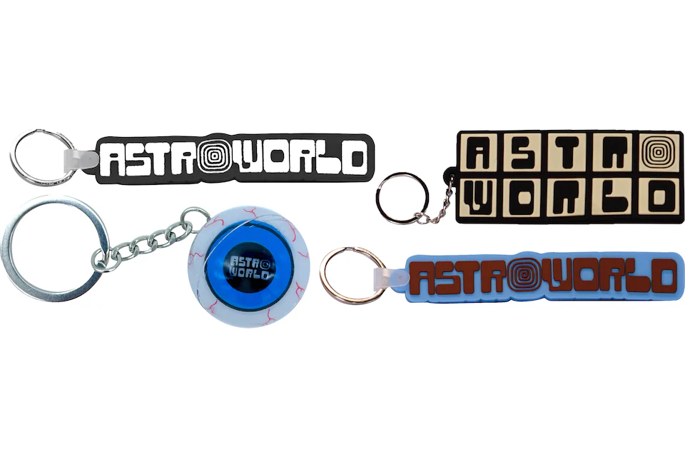 Travis Scott Astroworld Keychains Set of 4