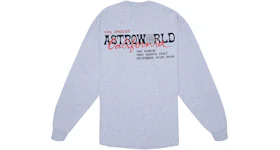 Travis Scott Astroworld LA Exclusive Longsleeve T-Shirt Grey