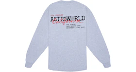 Travis Scott Astroworld LA Exclusive Longsleeve T-Shirt Grey
