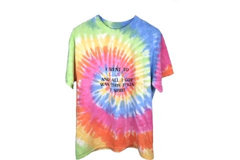 Travis Scott Astroworld Lollapalooza I Went To Astroworld Tee Tie