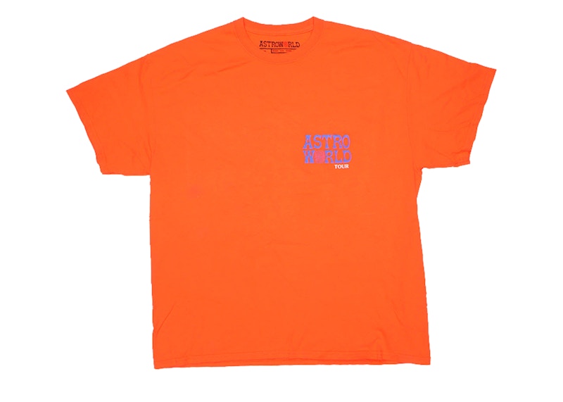 Travis Scott Astroworld NY Exclusive T-Shirt Orange Men's - US