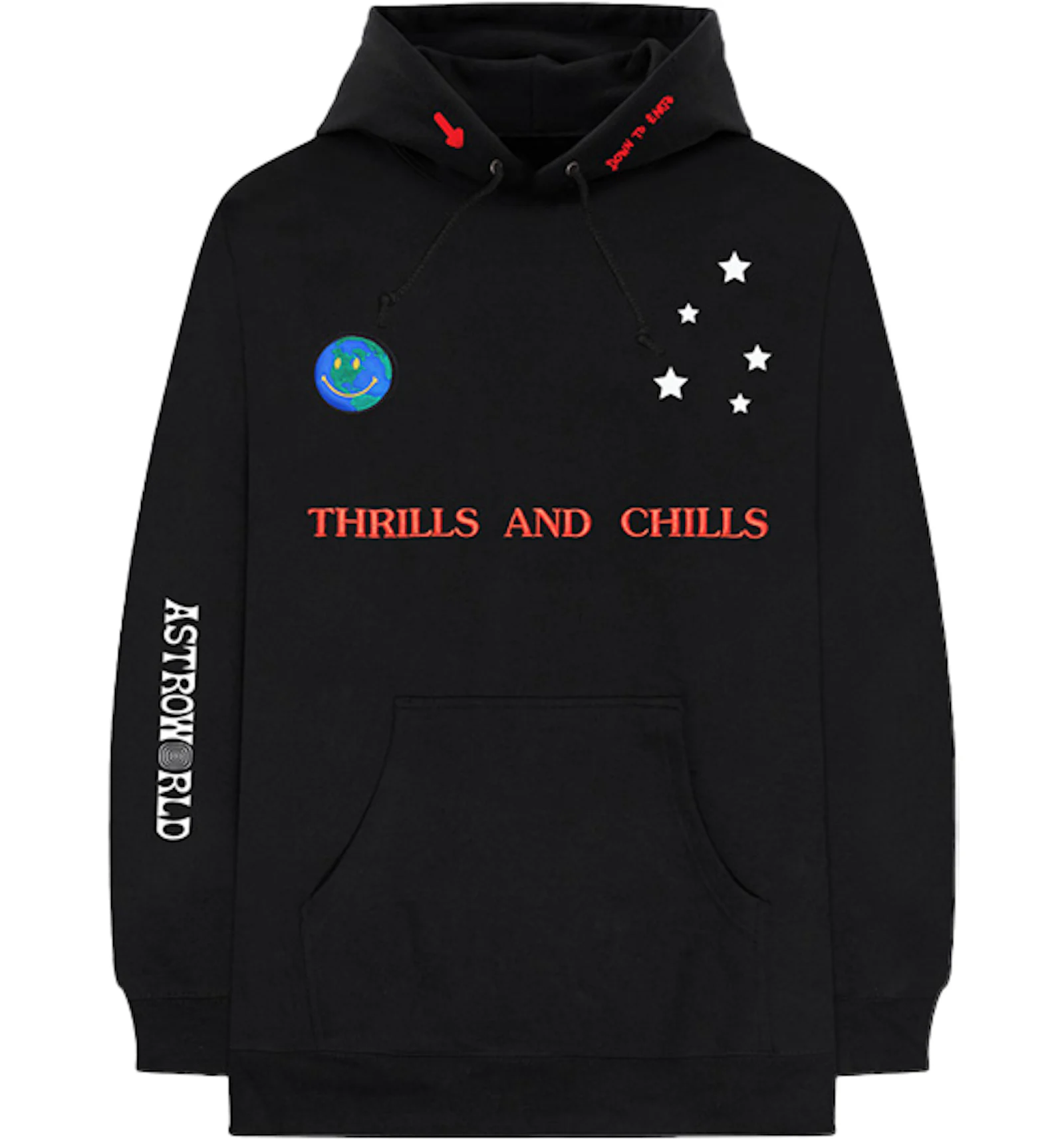 Travis Scott Astroworld World Peace Hoodie Black Men s FW18 US