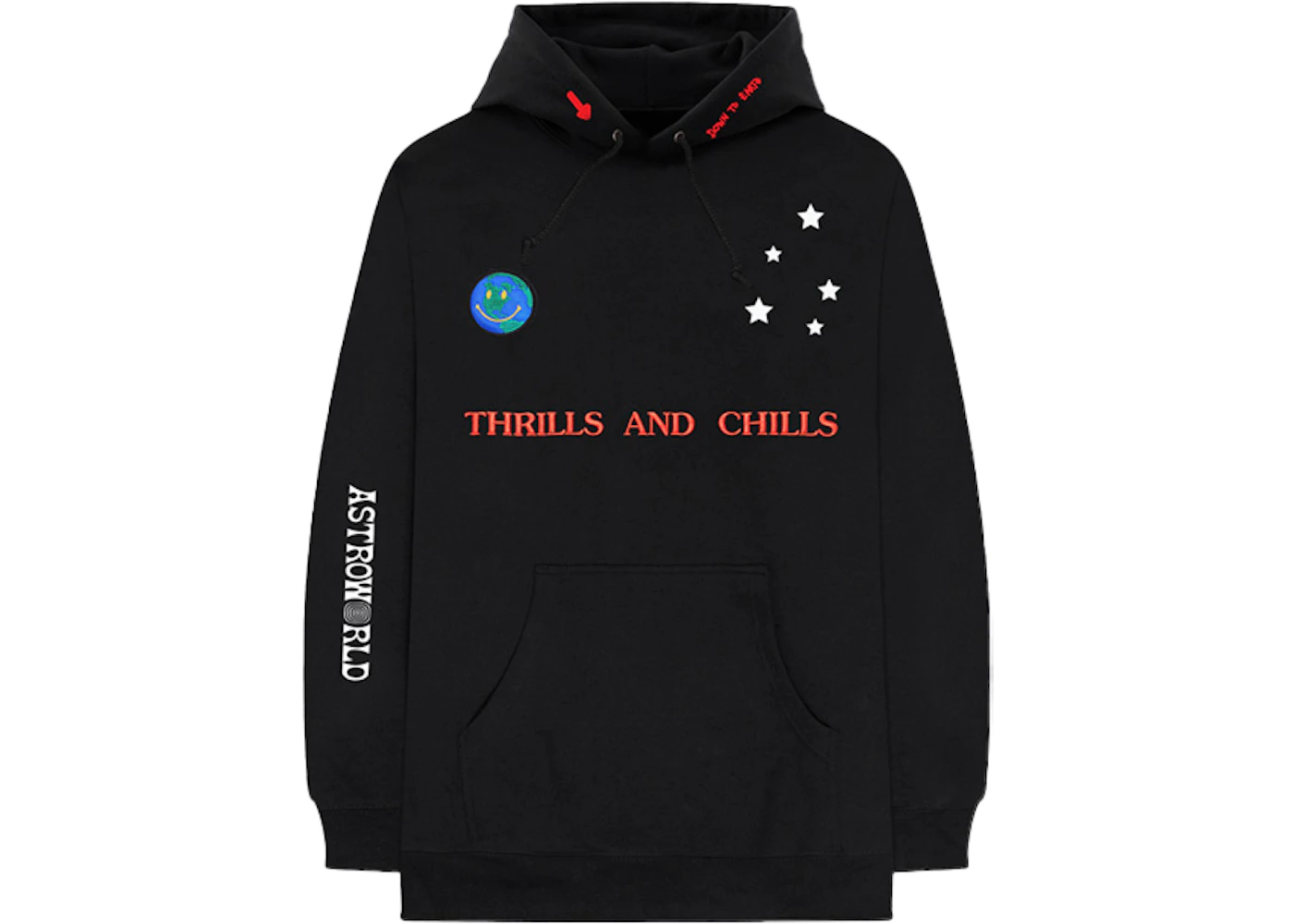 Travis Scott Astroworld World Peace Hoodie Black Men's - FW18 - US