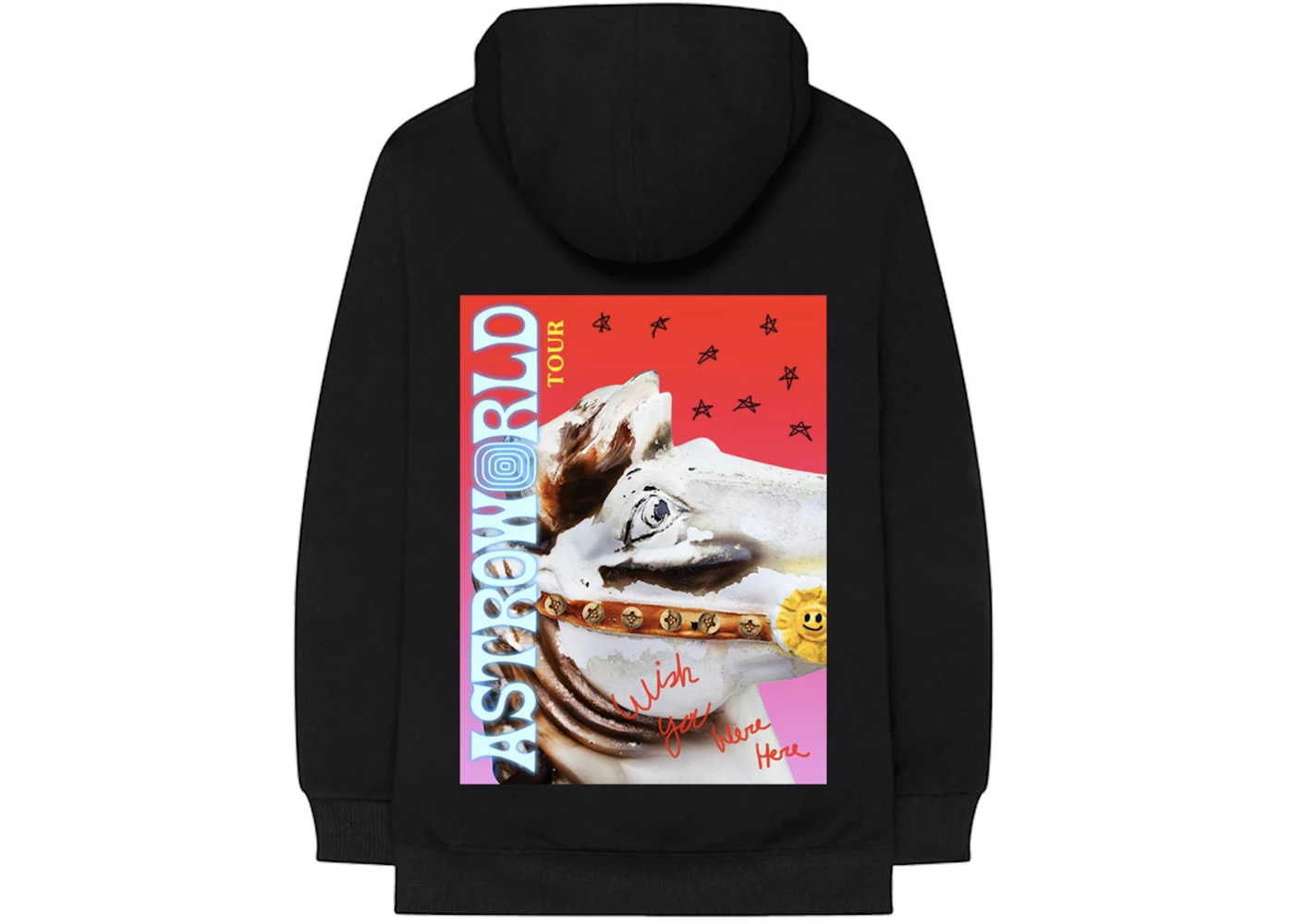 Travis Scott Astroworld Tour Launch Hoodie Black Men s US