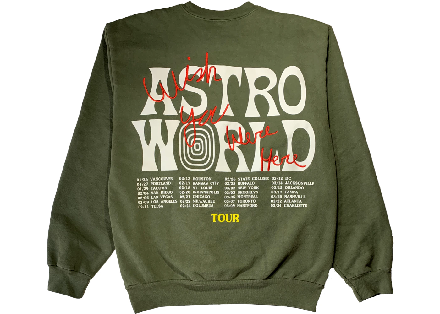 Astroworld 2025 crewneck sweatshirt