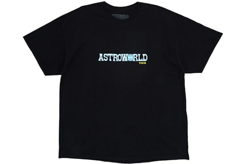 Travis Scott Astroworld Tour Tee Black Men's SS19 GB