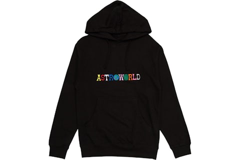 Travis Scott Astroworld Logo Hoodie Black Men's FW18 US