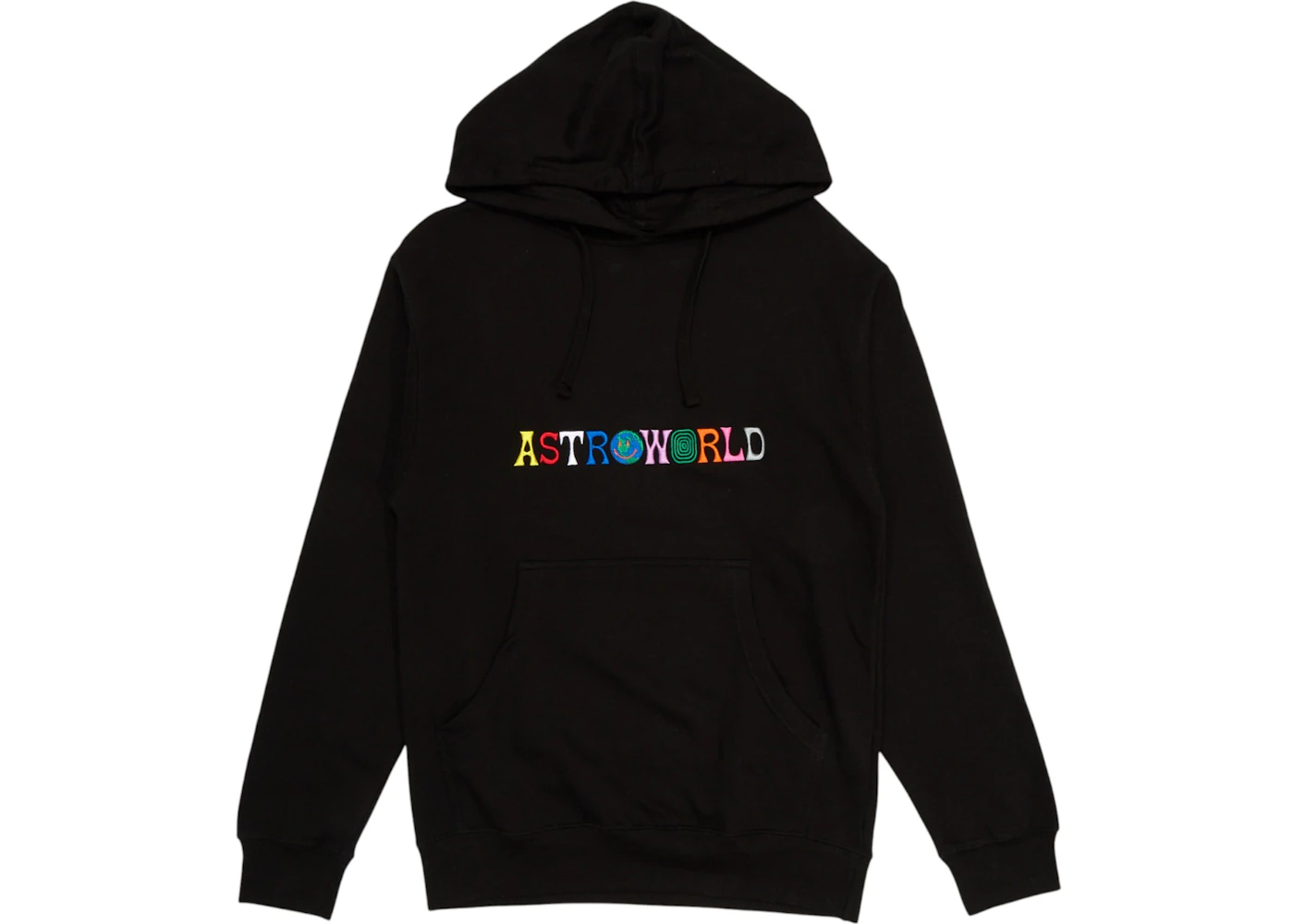 Travis Scott Astroworld Logo Hoodie Black Men's FW18 US