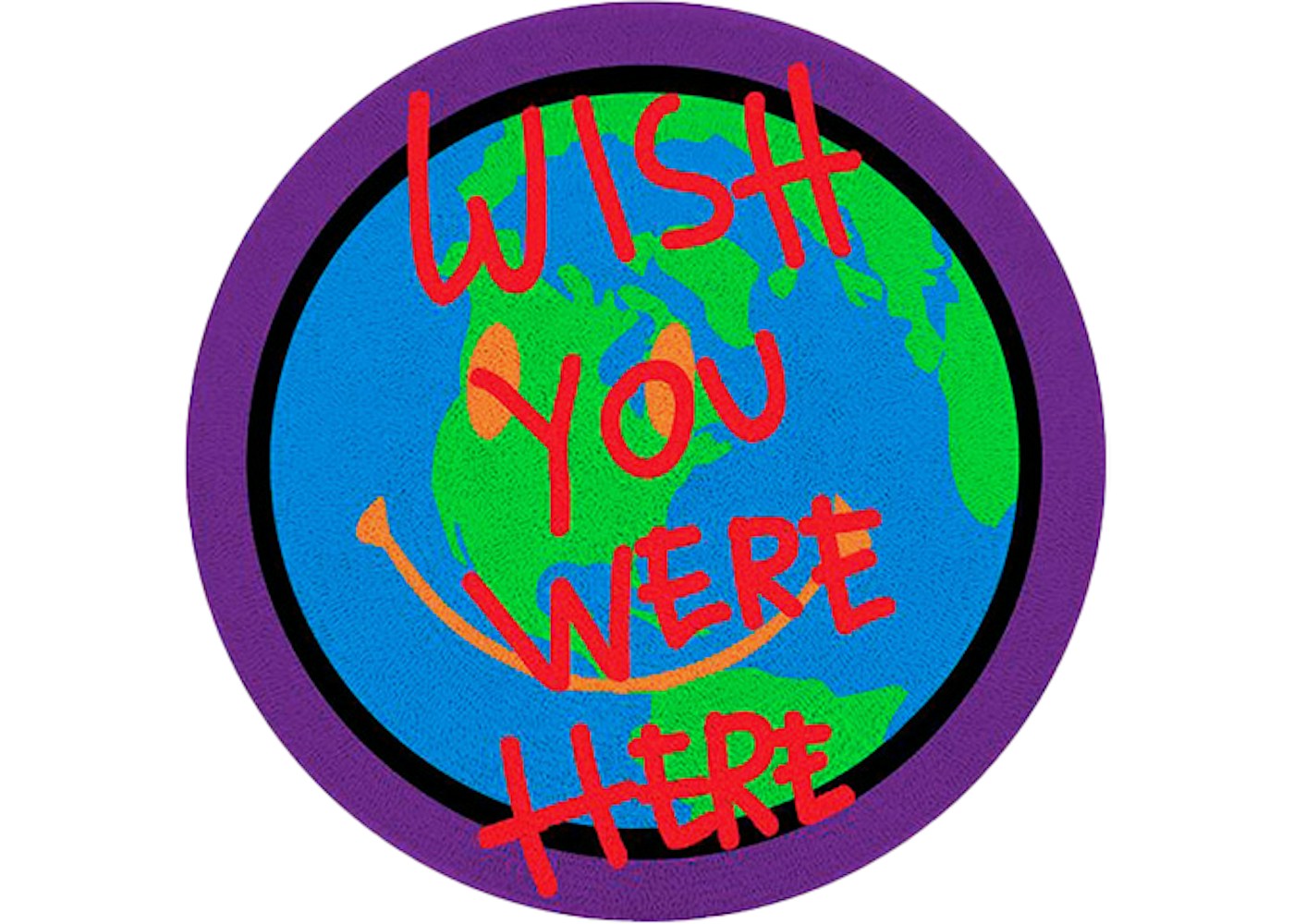 Travis Scott Astroworld Wish You Were Here Rug Multi Fw18 Travis Scott Astroworld Wish You Were Here Rug Multi Fw18