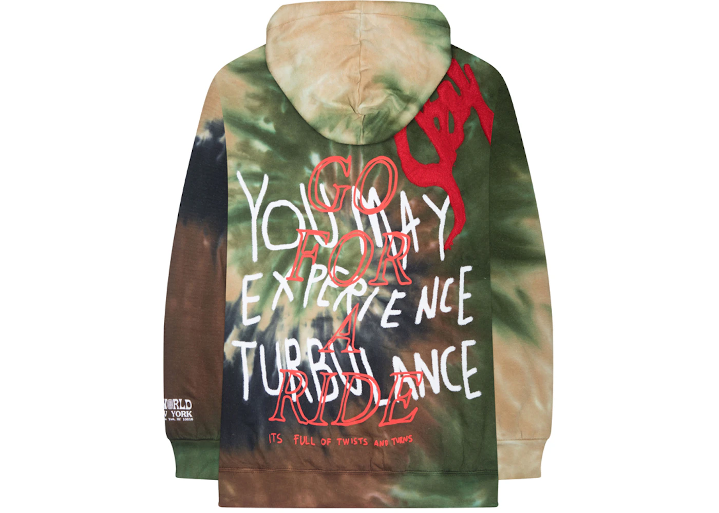 Travis scott astroworld tie dye hoodie Clearance