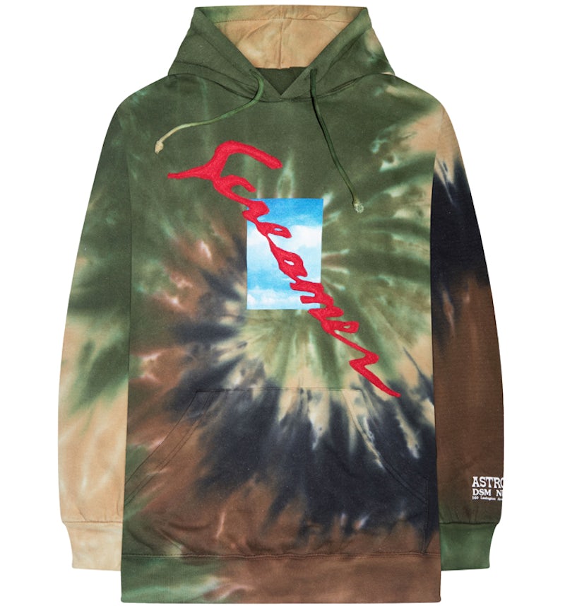 Travis Scott Astroworld X DSM NY Screamer Hoodie Tie Dye Herren SS19 DE