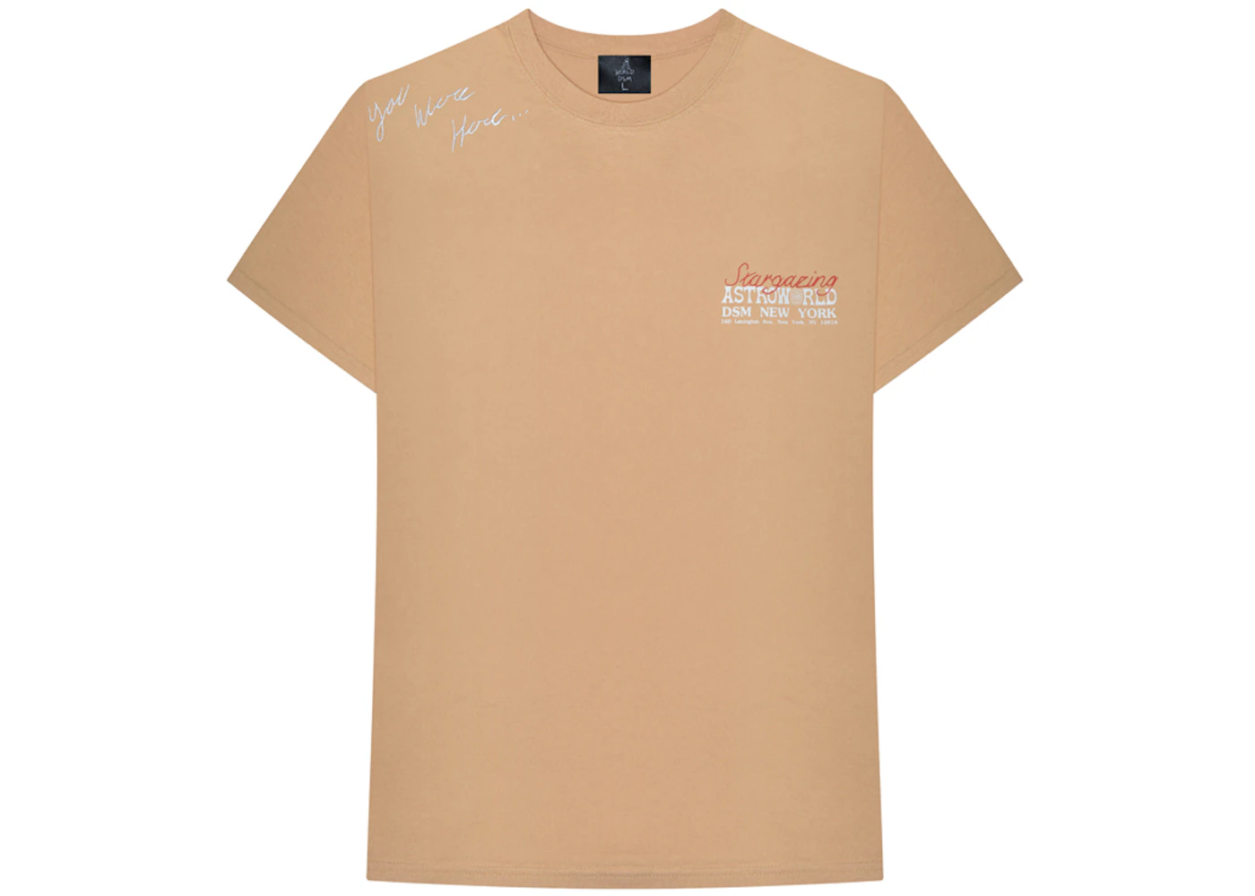 Astroworld 2025 tan hoodie