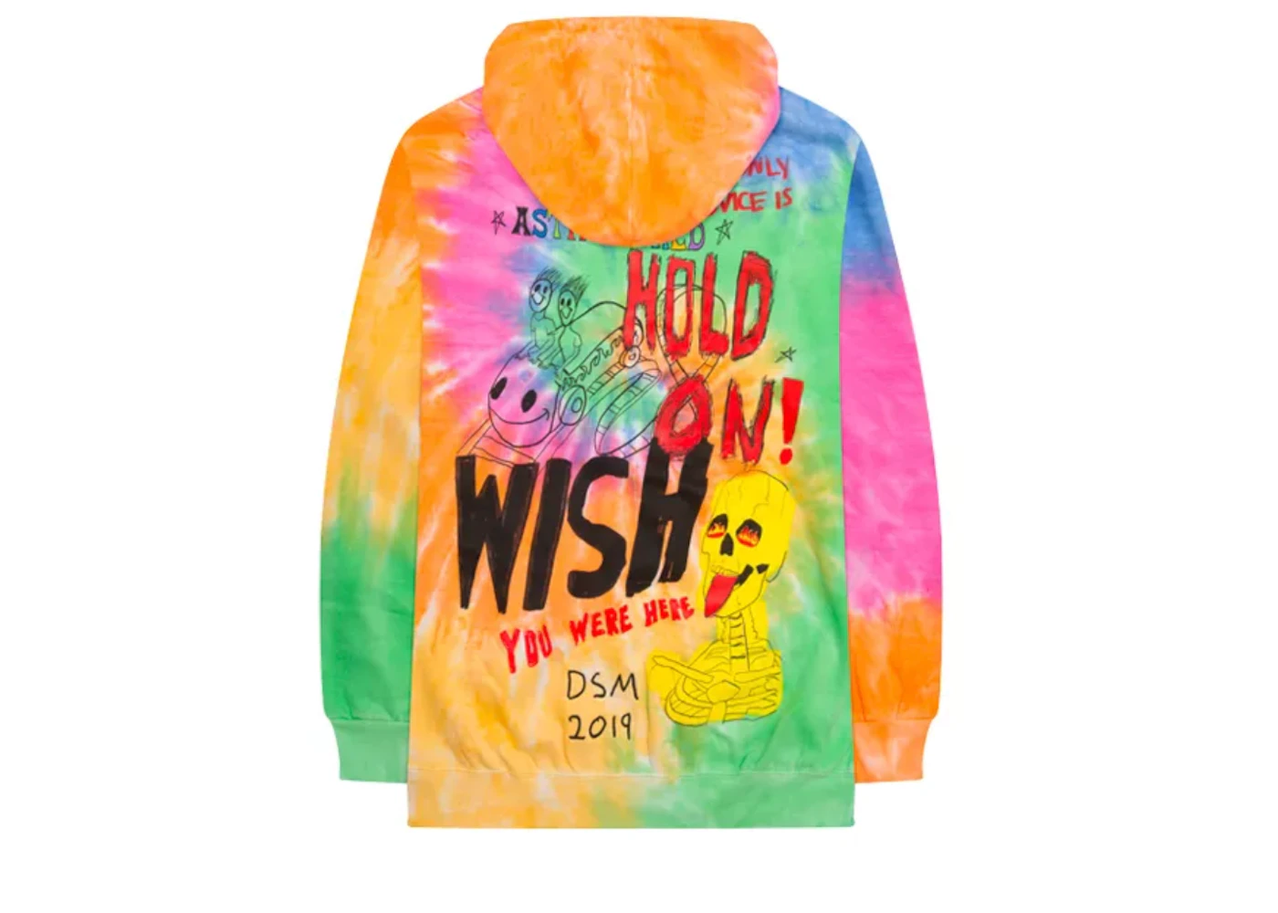 Astroworld shop hoodie yellow