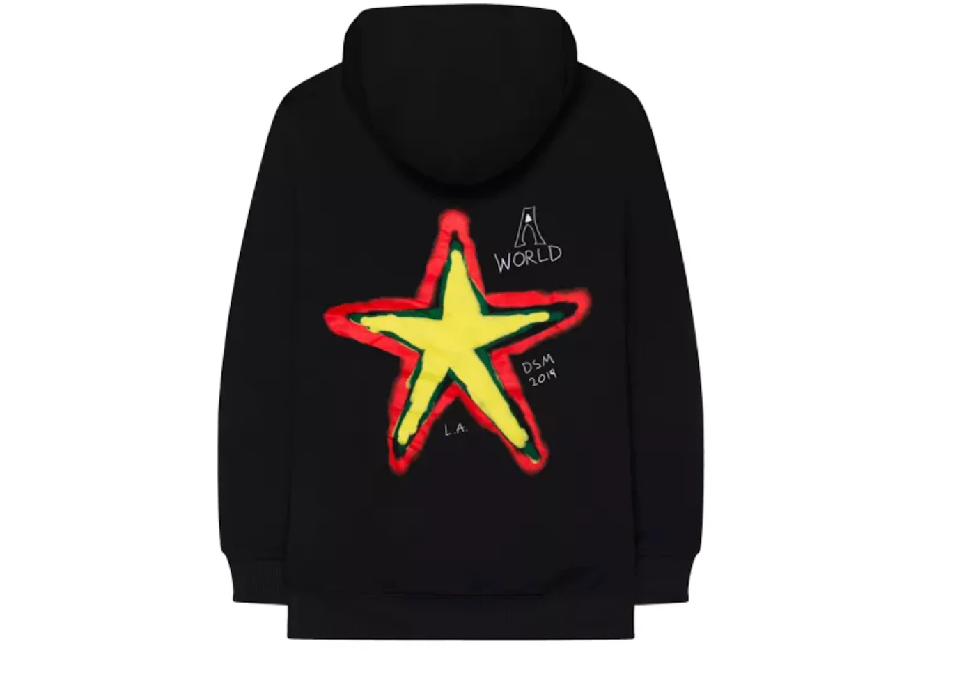 Travis Scott Astroworld x DSM Star Hoodie Black Men s SS19 US