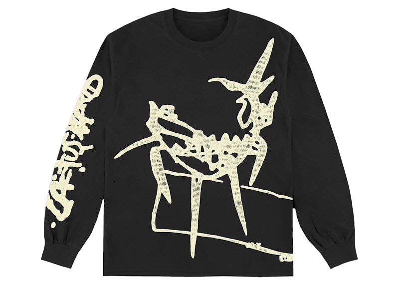 Travis Scott Barbed Wire Long Sleeve Tee Black Men's - FW22 - US