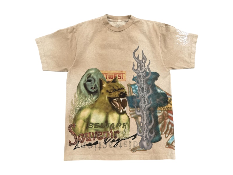Travis Scott Bazaar Souvenir Tee Brown Men s FW24 US