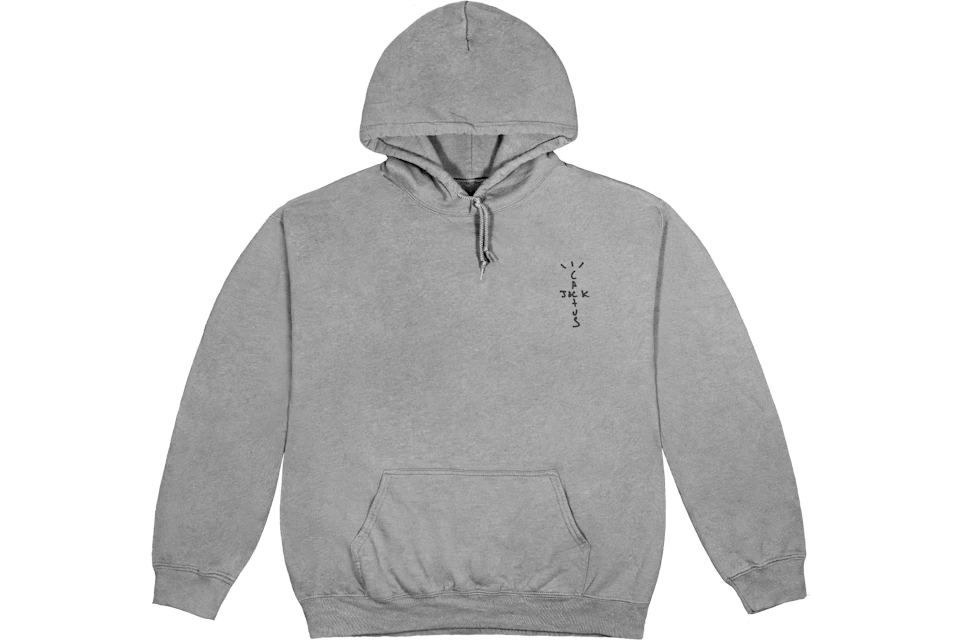 Travis Scott CJ Astro Hoodie Washed Grey