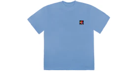 Travis Scott CJ Gamer II T-Shirt Washed Blue