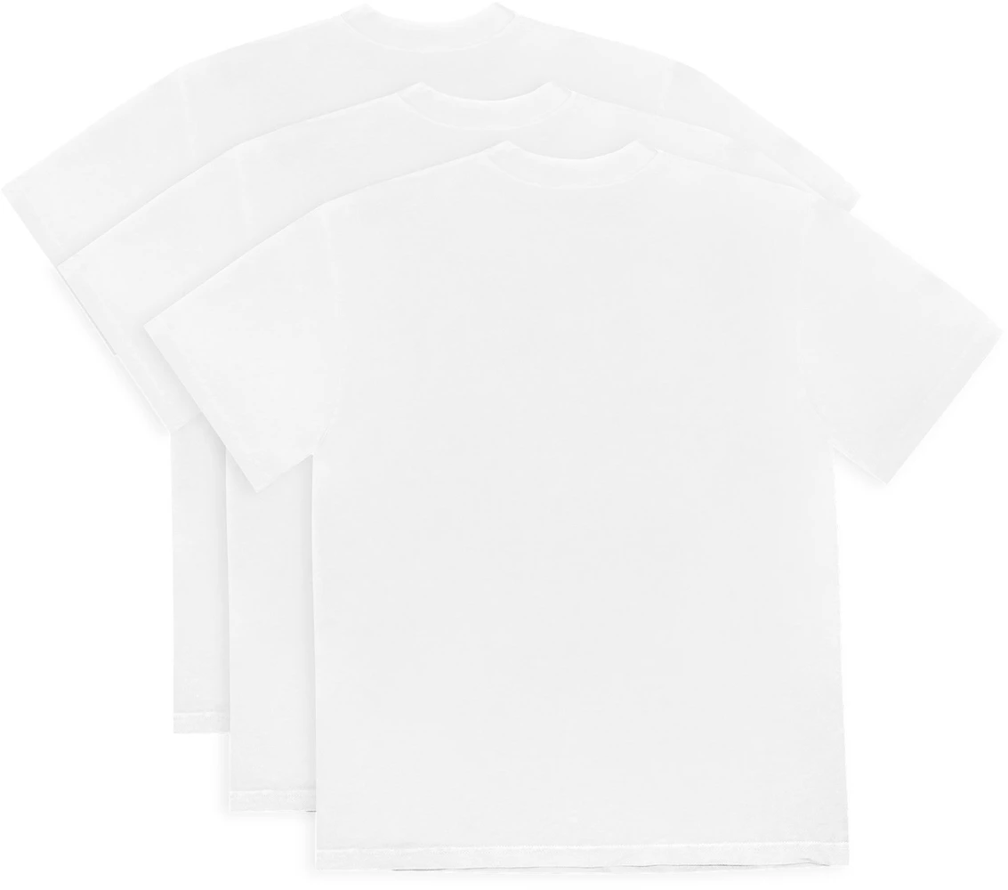 Travis Scott CJ T-Shirt (3 Pack) White Men's - FW20 - US