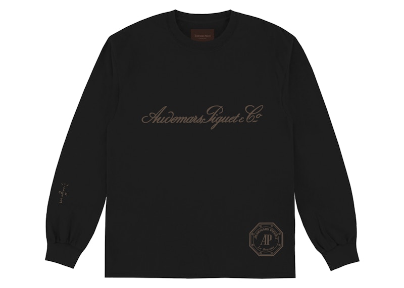 Travis Scott CJ x Audemars Piguet Le Brassus Long Sleeve Tee Black