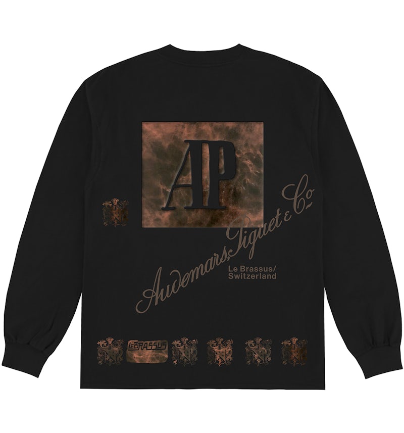 Travis Scott CJ x Audemars Piguet Le Brassus Long Sleeve Tee Black