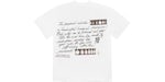 Travis Scott CJ x Audemars Piguet T-Shirt mit ewigem Kalender Weiß