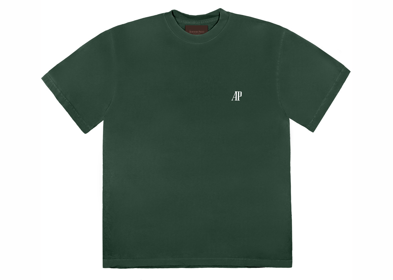 トラヴィス・スコット CJ × オーデマ ピゲ ウォッチフェイス Tシャツ グリーン