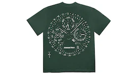 T-shirt Travis Scott CJ x Audemars Piguet motif cadran de montre vert