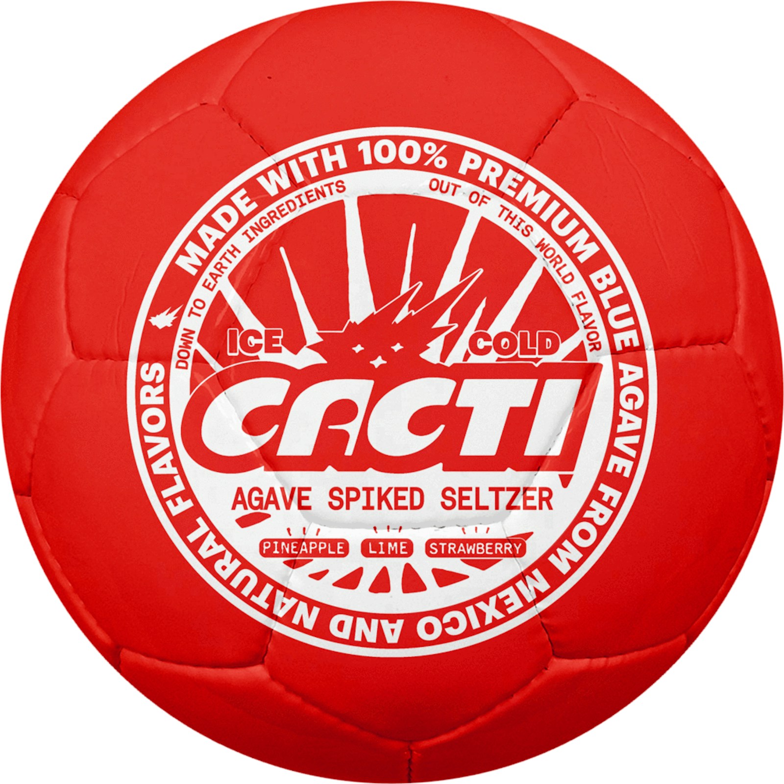 Travis Scott Cacti Seal Soccer Ball Red - SS21
