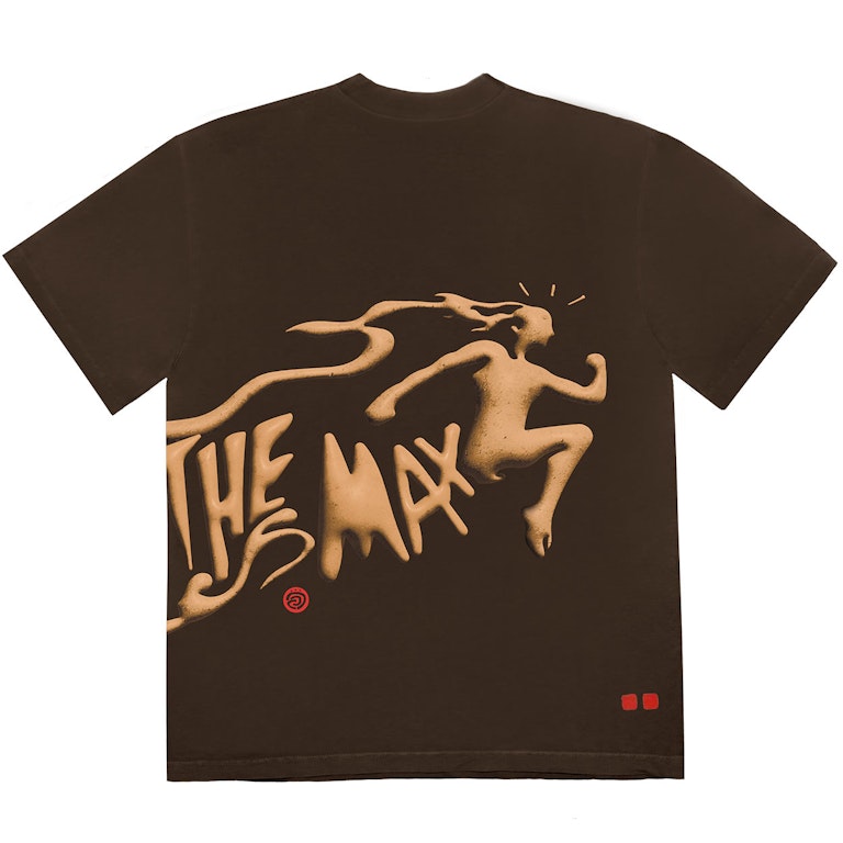 Pre-owned Travis Scott Cactus Jack 2 The Max T-shirt Brown