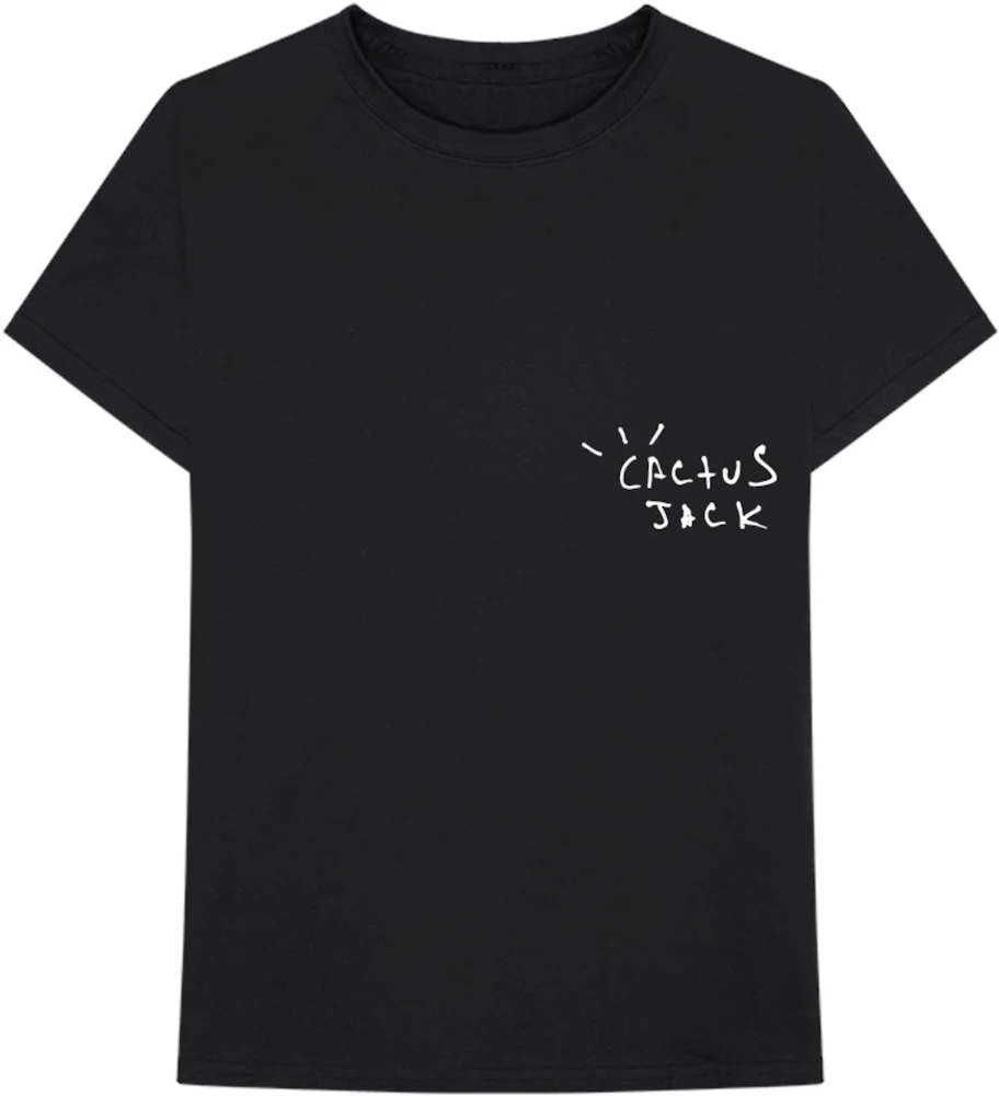 Travis Scott Cactus Jack Airbrush T-Shirt Black Men's - US