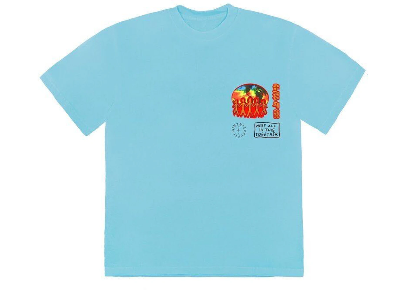 Blue travis scott deals shirt