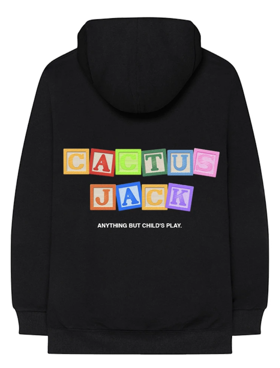travis scott cactus jack hoodie black