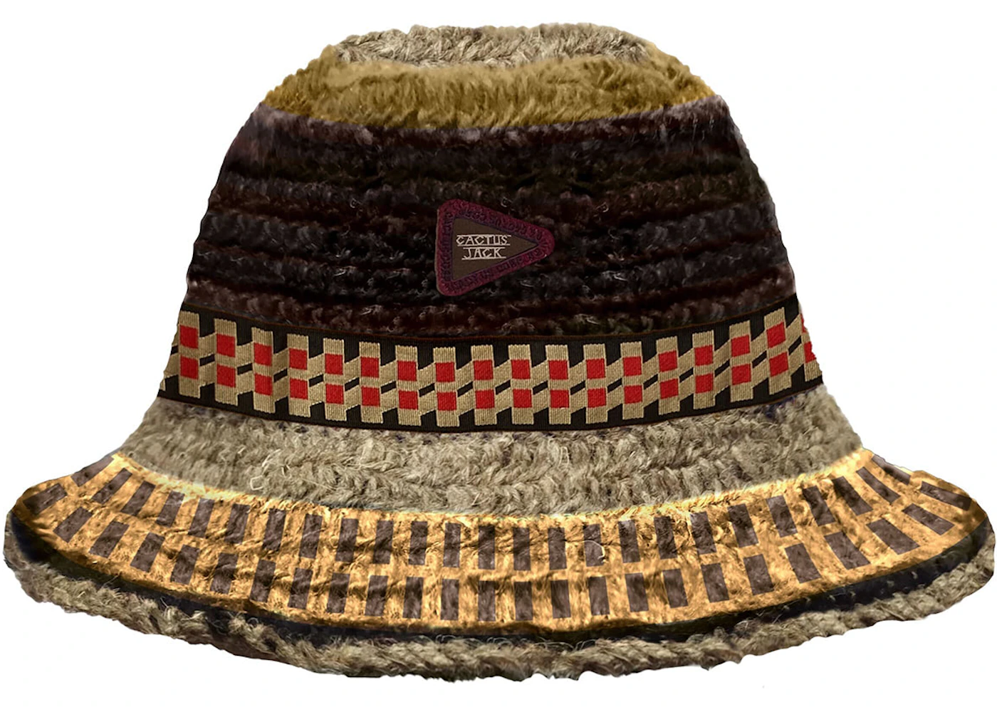 Travis Scott Cactus Jack Crochet Bucket Hat Multi SS22 US