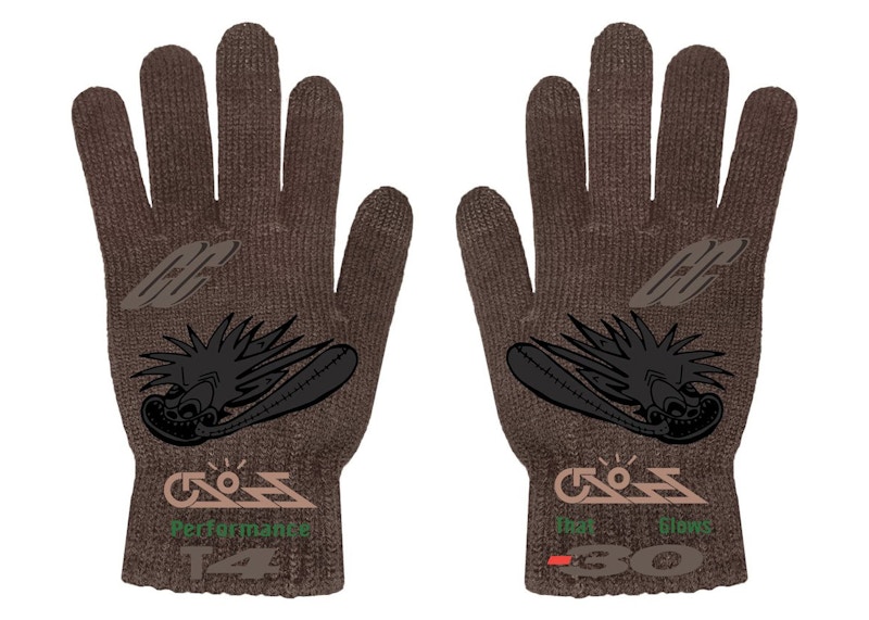 Travis Scott Cactus Jack Cross Gloves Brown - SS21 - US