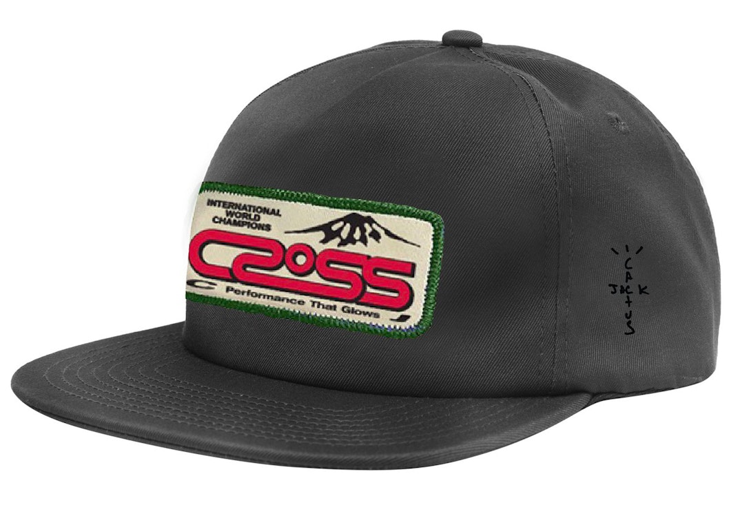 Pre-owned Travis Scott Cactus Jack Cross Hat Grey