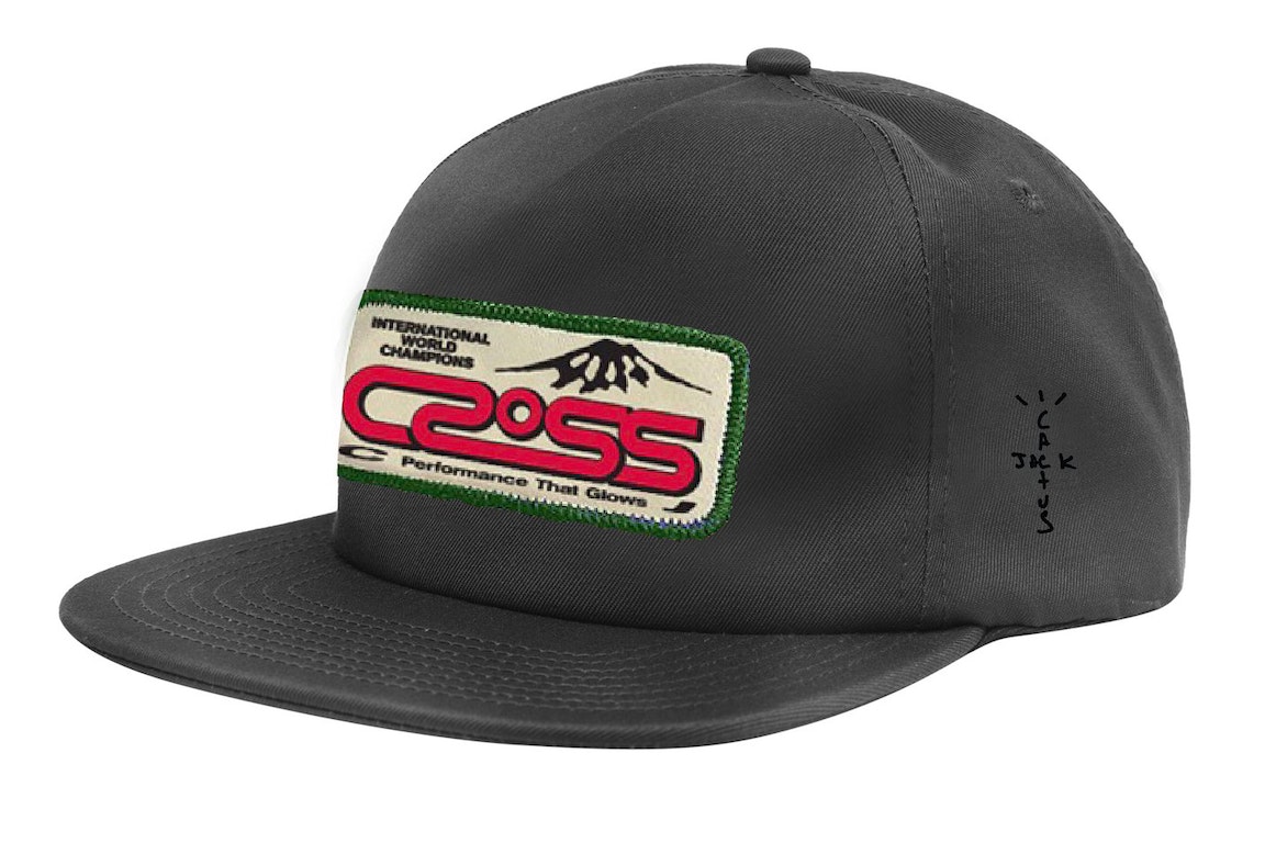 Pre-owned Travis Scott Cactus Jack Cross Hat Grey